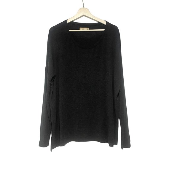 Abercrombie & Fitch Grey Long Sleeve Top Size XS/S Classic Basic Everyday - Picture 1 of 7